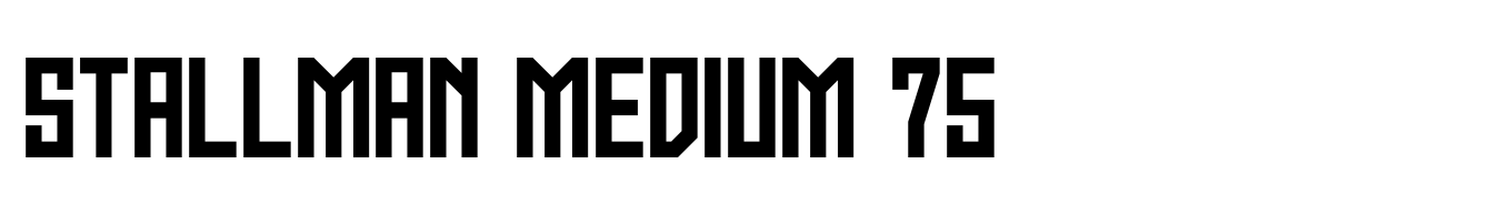 Stallman Medium 75